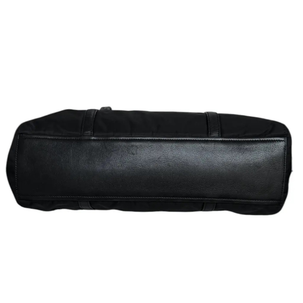 Prada BR1324 Tessuto + Nappa Nylon & Leather Satchel Bag – Black - Picture 4 of 6